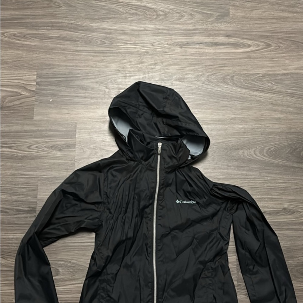Columbia Black Rain Jacket